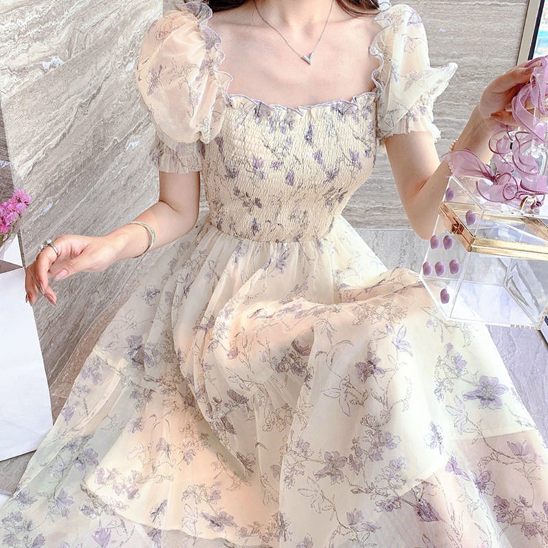 Witch And Maiden Floral Dress