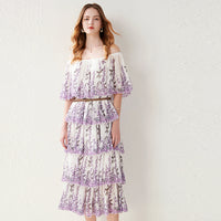 Live In Lavenders World Midi Dress