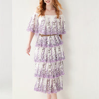 Live In Lavenders World Midi Dress