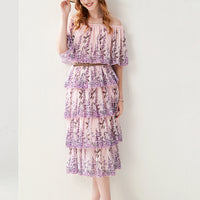 Live In Lavenders World Midi Dress