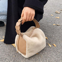 Hey Pretty Girl Faux Fur Tote Bag - Lifestyle Pavilion