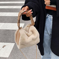 Hey Pretty Girl Faux Fur Tote Bag - Lifestyle Pavilion