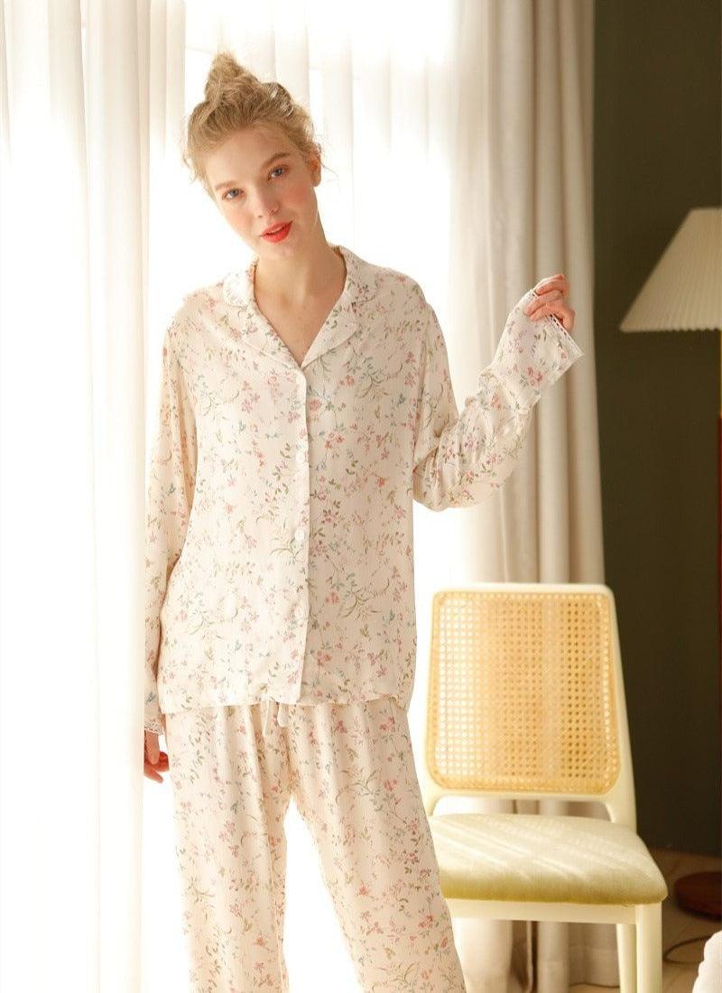 Delightful Fragrance Floral Pajama Set - Lifestyle Pavilion