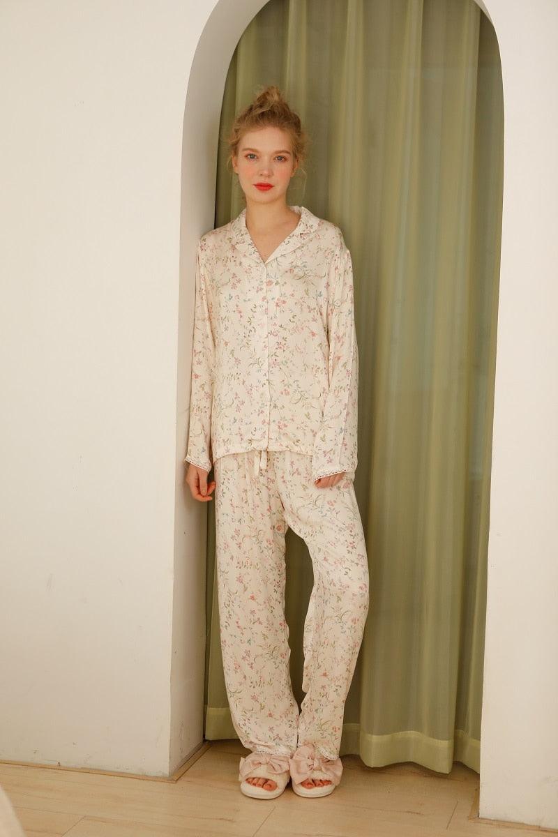 Delightful Fragrance Floral Pajama Set - Lifestyle Pavilion