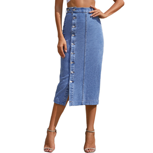 A Classic Piece Denim Skirt