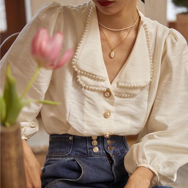 Memorize Your Past Classic Blouse - Lifestyle Pavilion