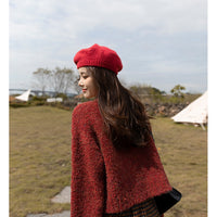 Rowen Tree Red Sweater