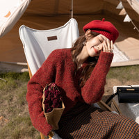 Rowen Tree Red Sweater