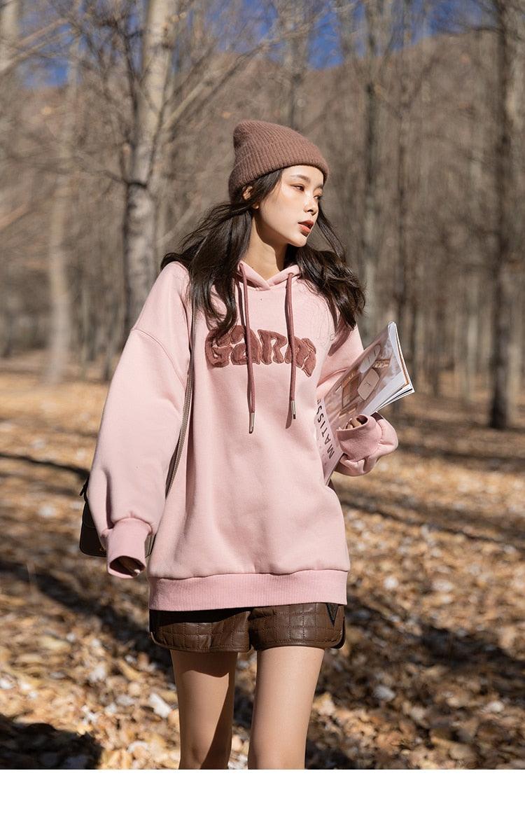 Embroidered Letter Hoodie - Lifestyle Pavilion