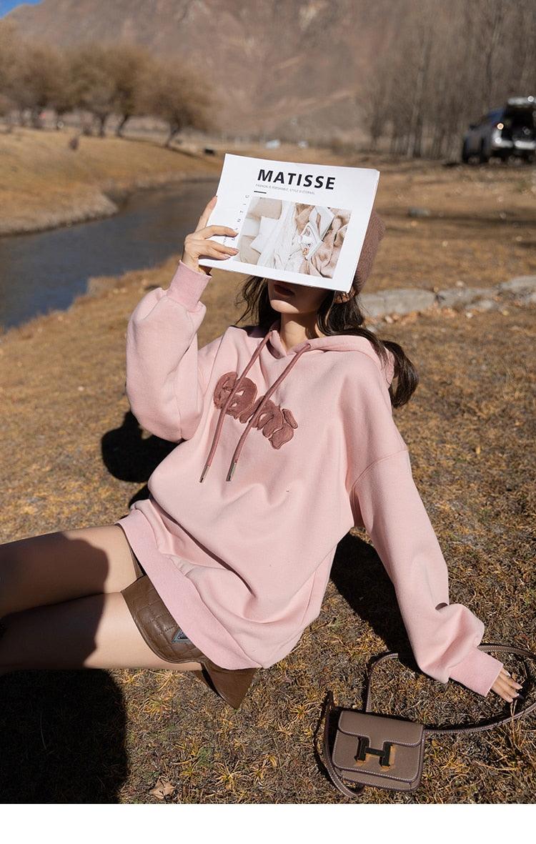 Embroidered Letter Hoodie - Lifestyle Pavilion