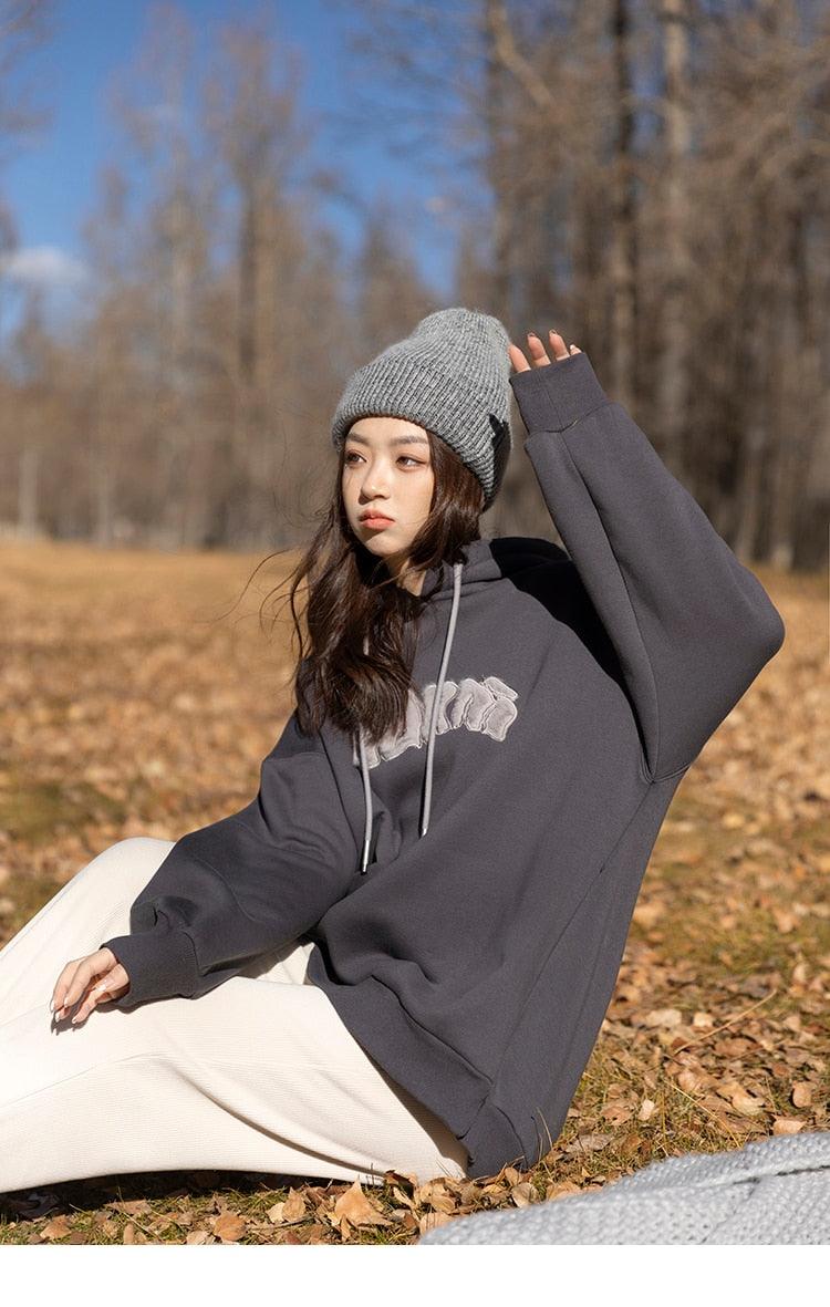 Embroidered Letter Hoodie - Lifestyle Pavilion