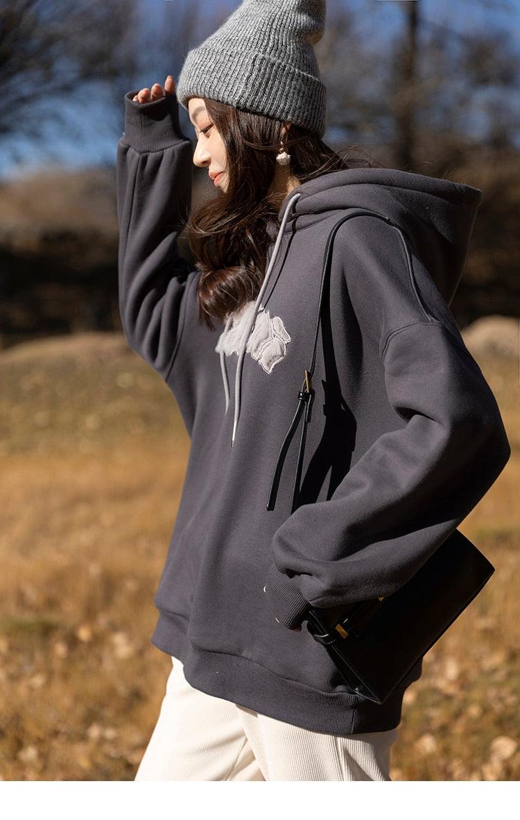 Embroidered Letter Hoodie - Lifestyle Pavilion