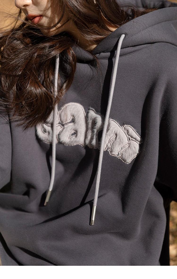 Embroidered Letter Hoodie - Lifestyle Pavilion