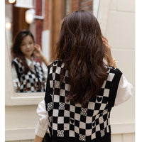 Checkmate Knitted Vest - Lifestyle Pavilion