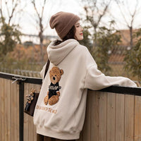 Lovely Bear Fleece Hoodie - Lifestyle Pavilion