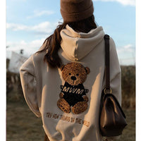 Lovely Bear Fleece Hoodie - Lifestyle Pavilion