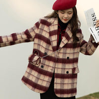 Dancing Around Fire Plaid Coat - Lifestyle Pavilion