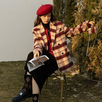 Dancing Around Fire Plaid Coat - Lifestyle Pavilion