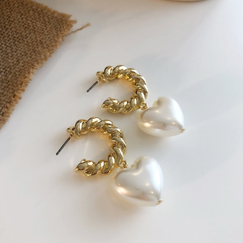 Win Your Love Pearl Earrings