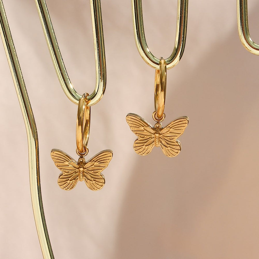 Sweet Butterfly Dangle Earrings