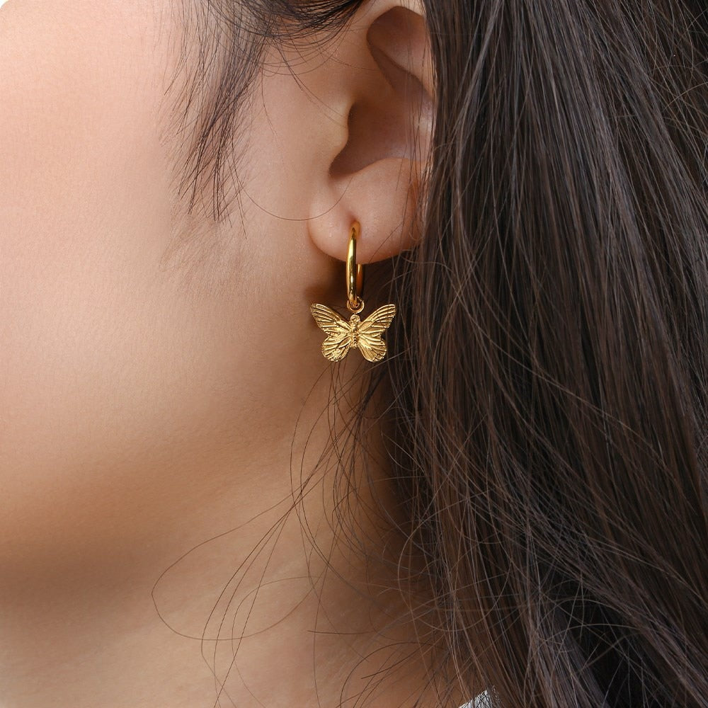 Sweet Butterfly Dangle Earrings