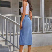 A Classic Piece Denim Skirt