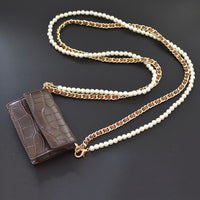 Bag Strap Sets: Pearl & Metal Chain