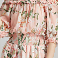 Alice Pink Floral Maxi Dress