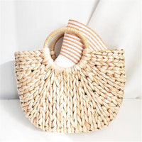 Enjoy The Journey Rattan Tote