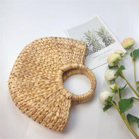 Enjoy The Journey Rattan Tote