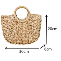 Enjoy The Journey Rattan Tote