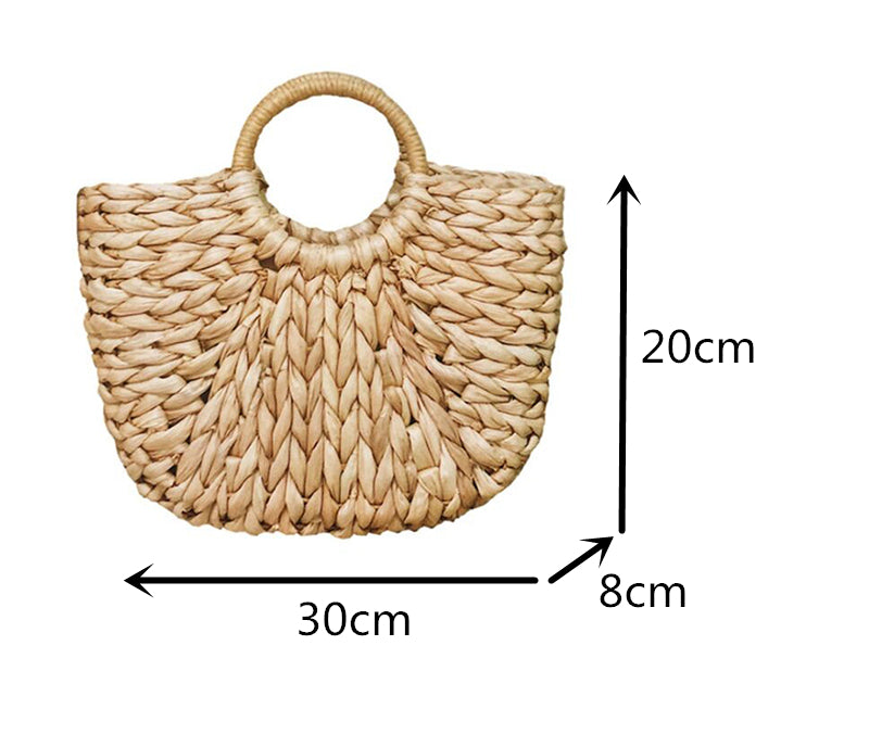 Enjoy The Journey Rattan Tote